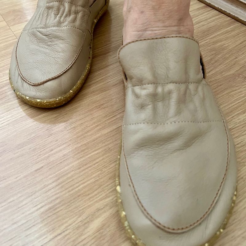 Couro Sapatos Outer Feminino Sapato Outer Calçados Castelo, Belo