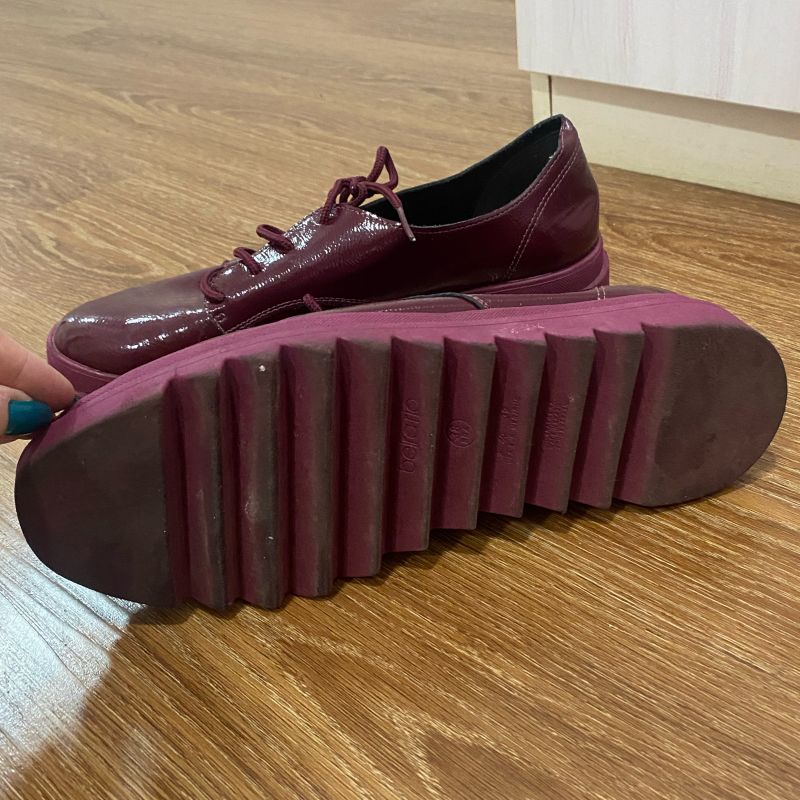 Sapato Oxford de Verniz Beira Rio Conforto Numero 38 Sapato