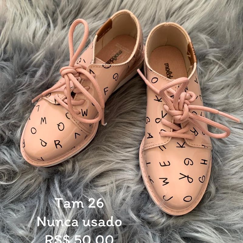 Sapato best sale oxford molekinha