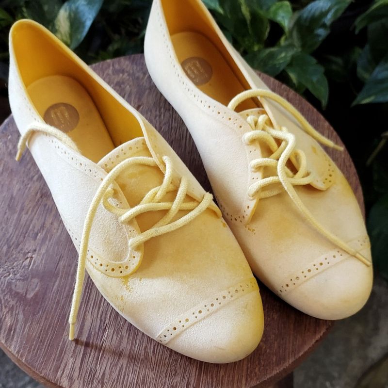 Sapato melissa com sales cadarço