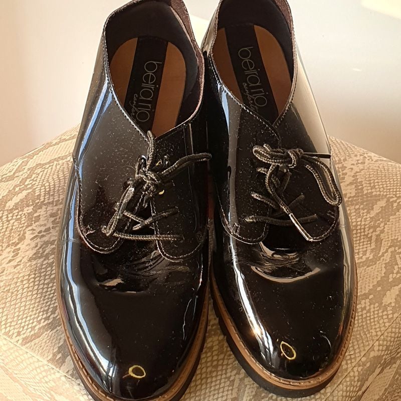 Tênis Oxford Preto Beira Rio Oxford Verniz Sapato Oxford Da Beira