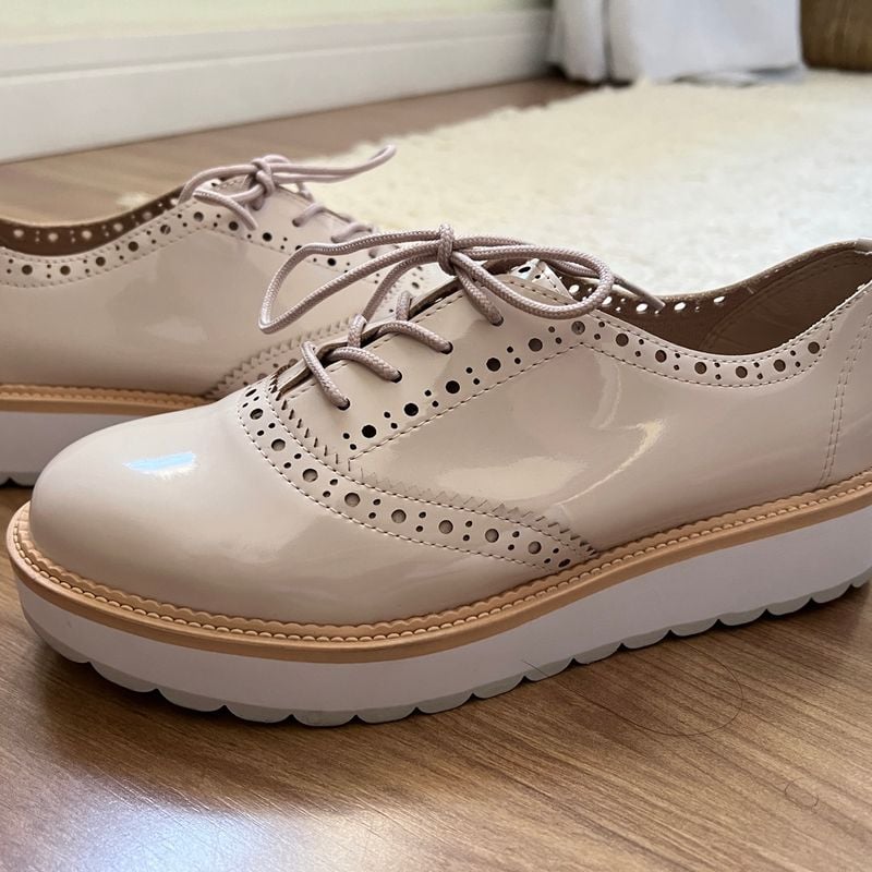 Tenis oxford hot sale nude