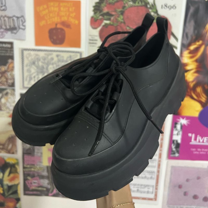 Sapato Plataforma Fechado Melissa Funky Preto Tamanho 35 Melissa