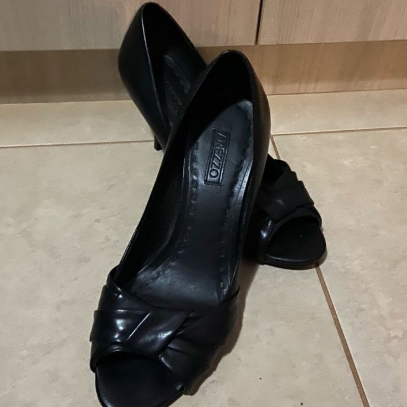 Sapato Preto Arezzo Novo Tam 37 Sapato Feminino Arezzo Usado