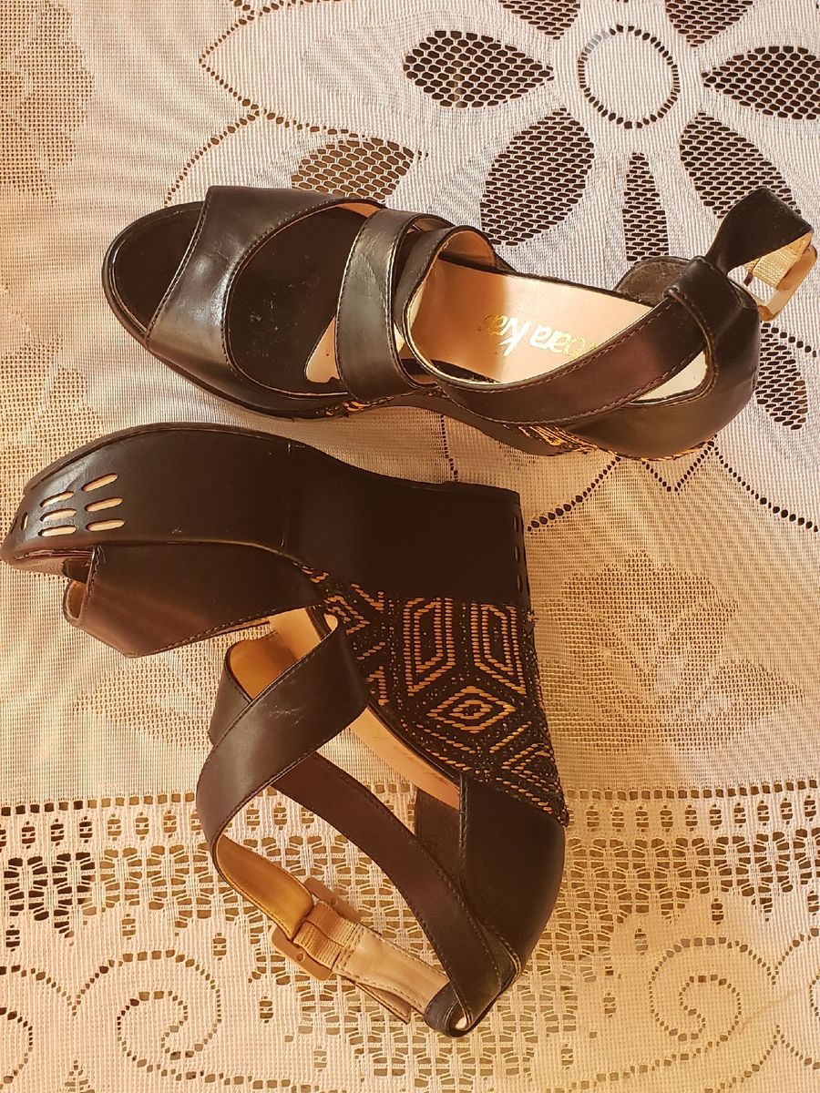 sandalia barbara kras salto grosso