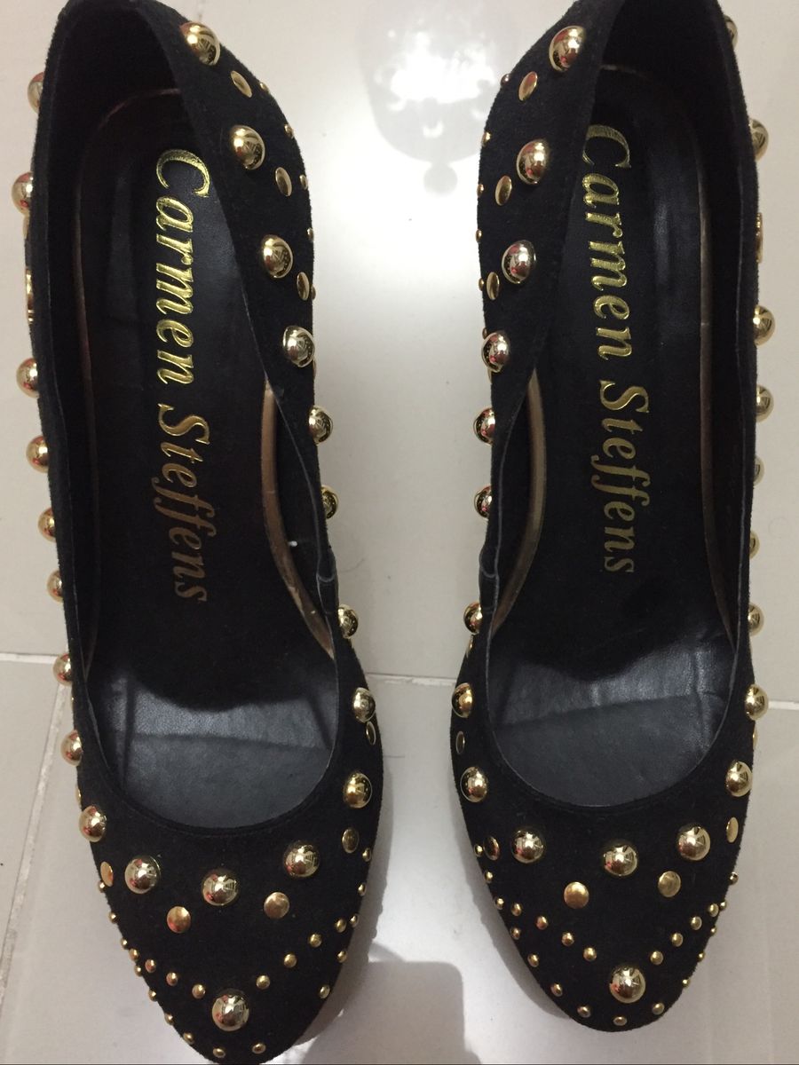 sapato preto carmen steffens