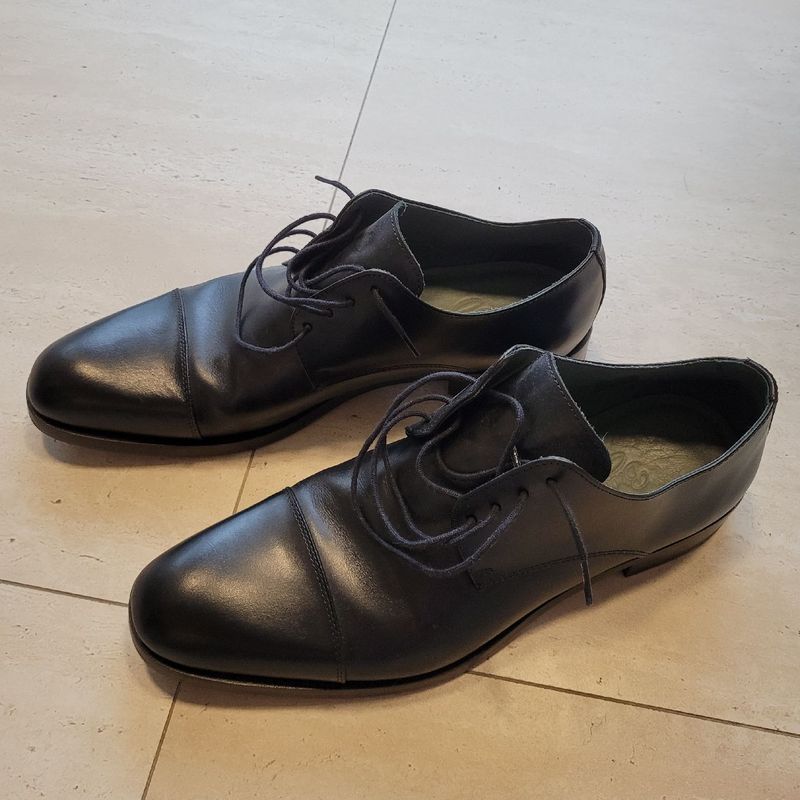 Sapato Preto Couro Brogan Sapato Masculino Brogan Usado 80366291 enjoei