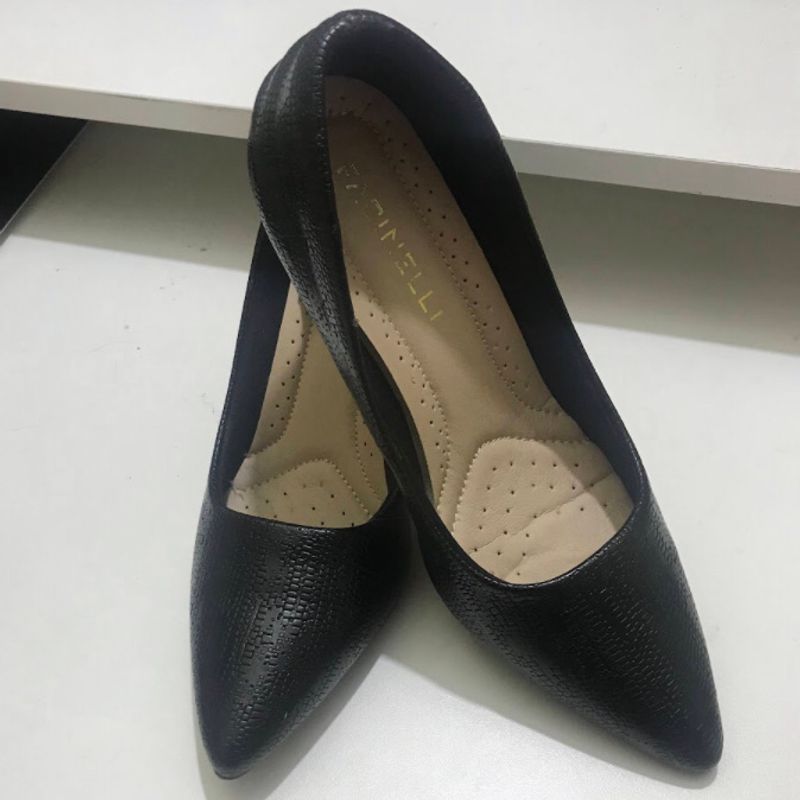 Vestido Facinelli Sapatos Femininos Facinelli Sapato Preto