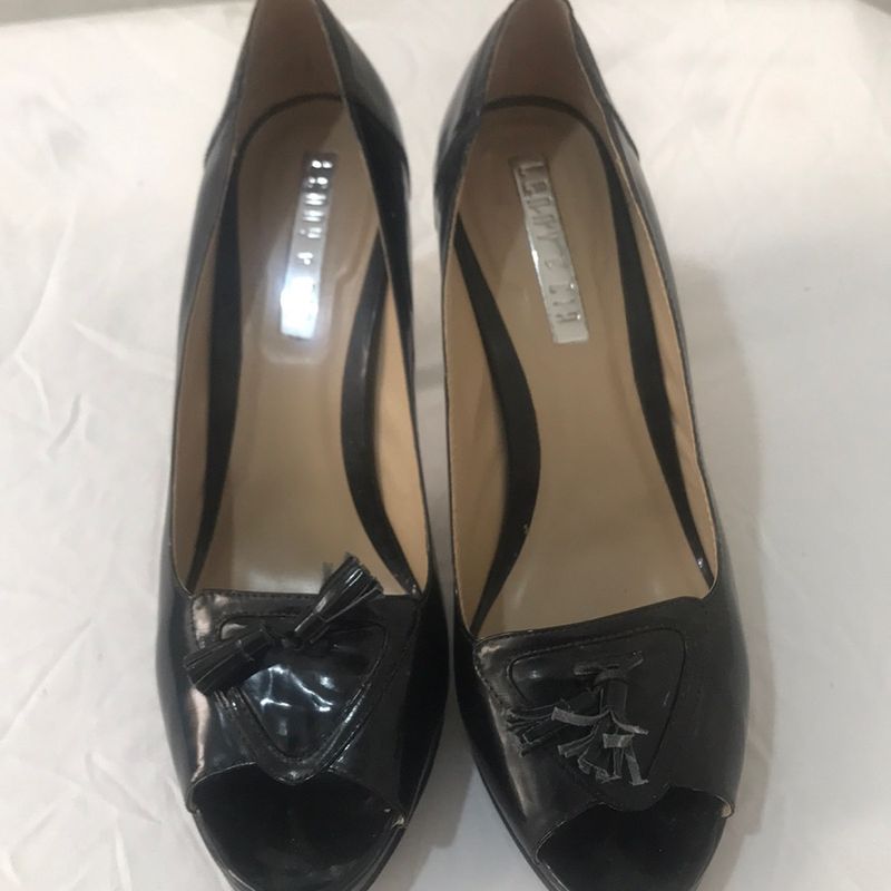 Sapatos pretos lindos hot sale