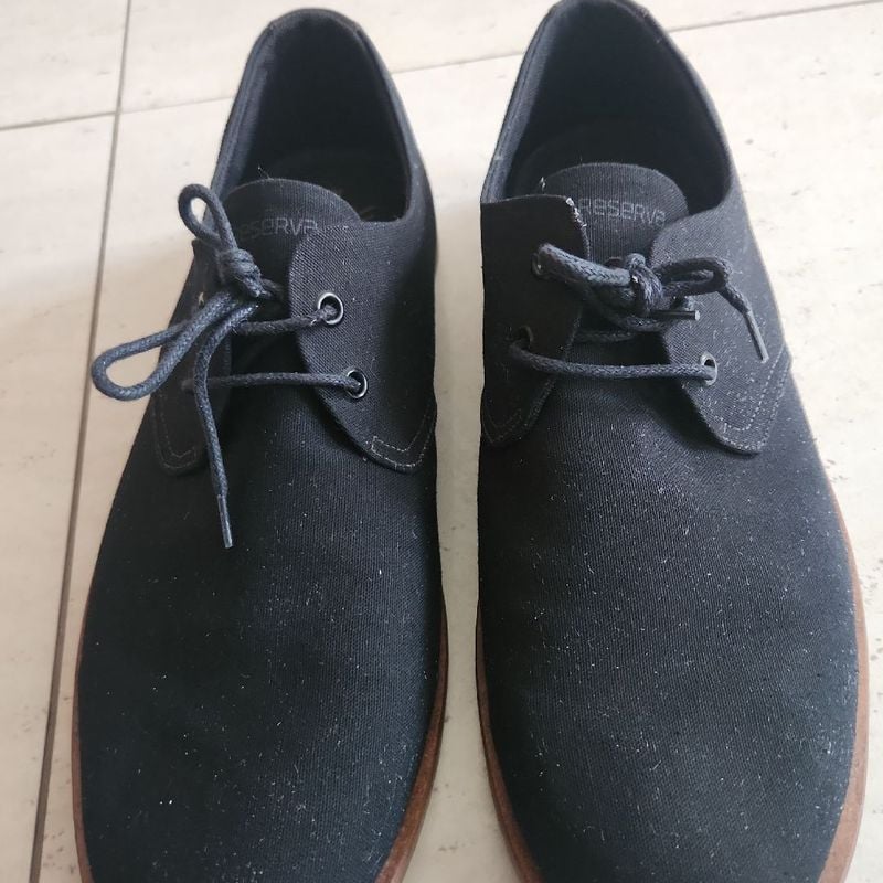 Sapato preto 2024 da reserva