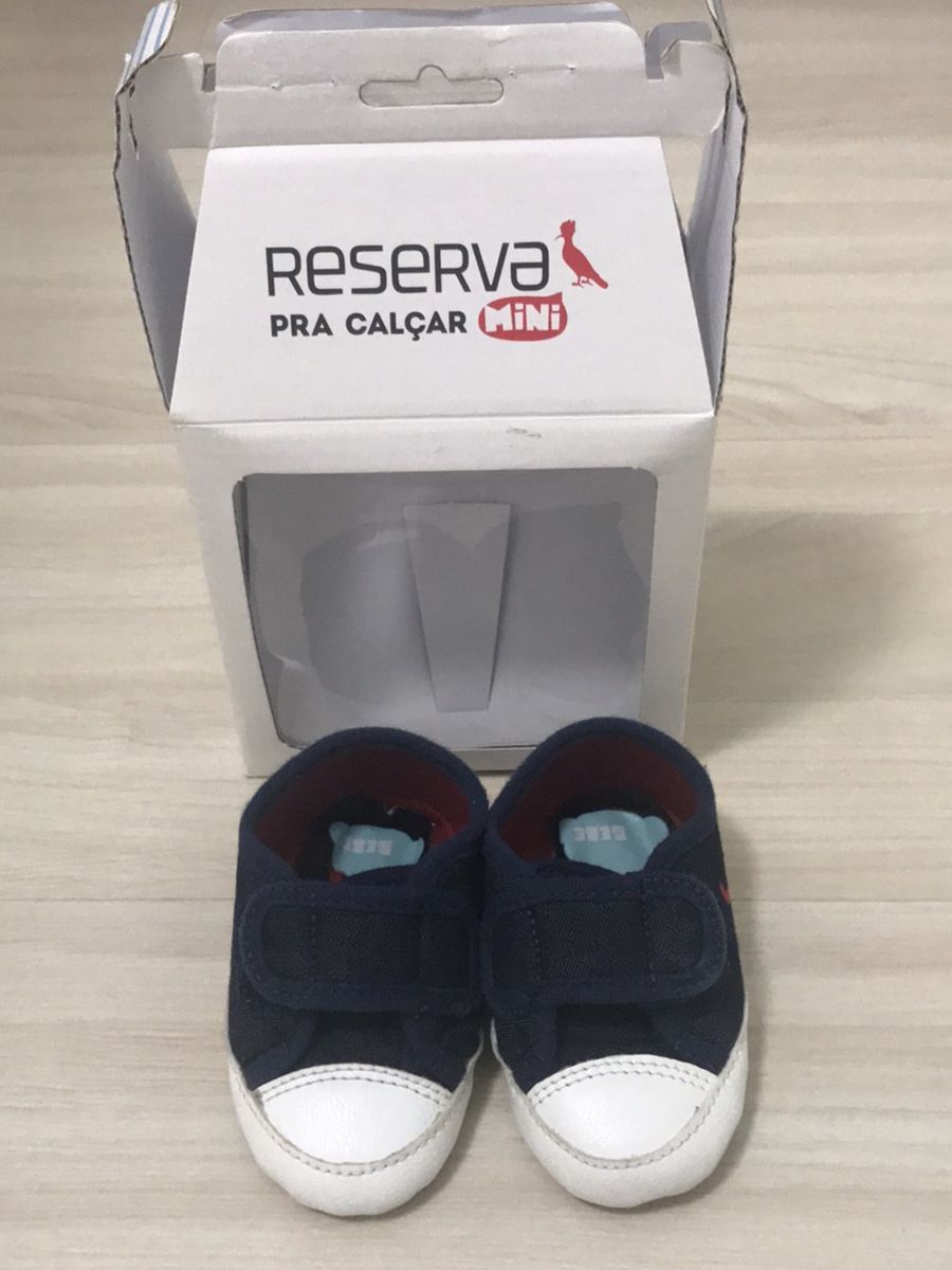 sapato reserva infantil