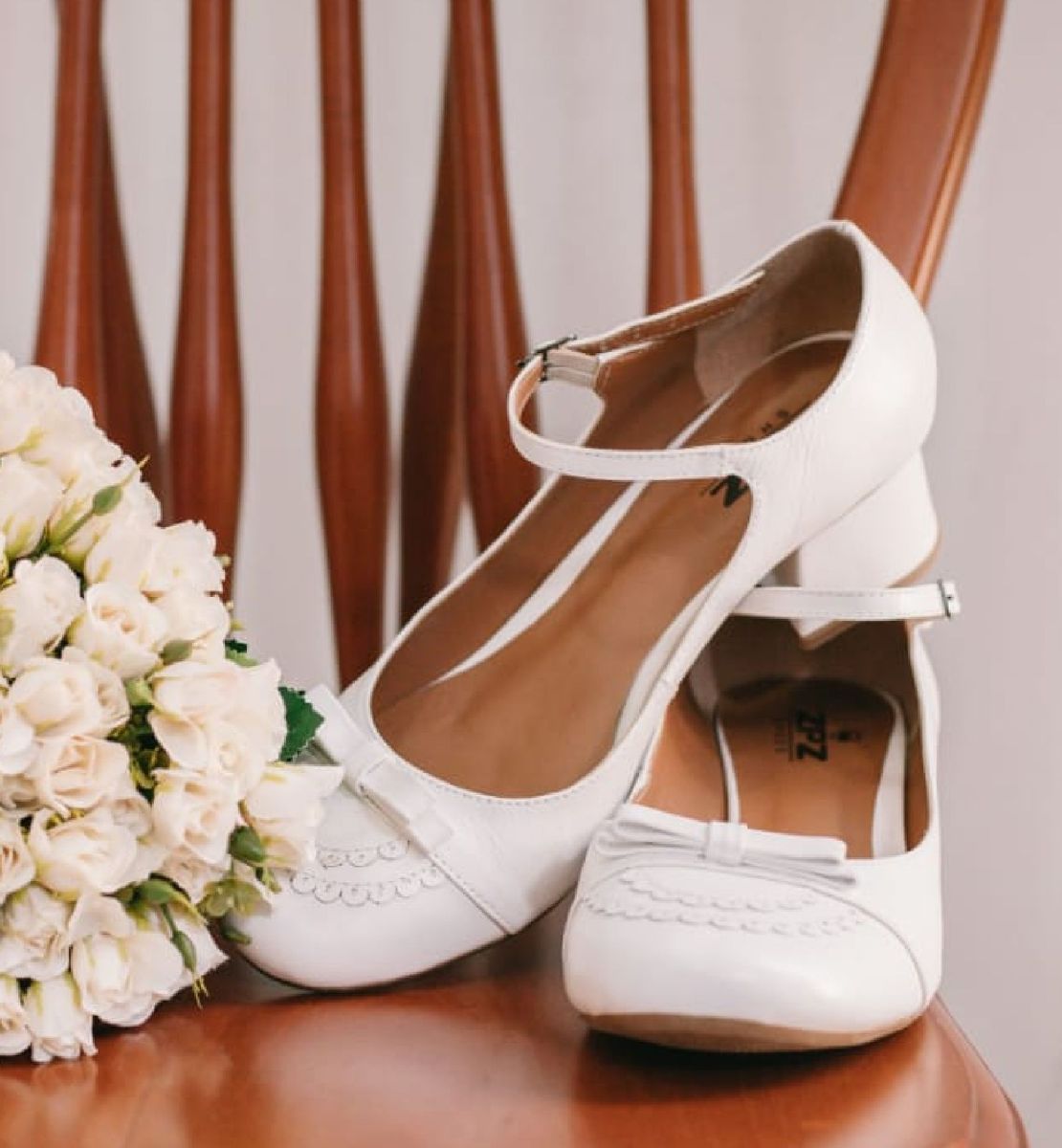 sapato noiva retrô