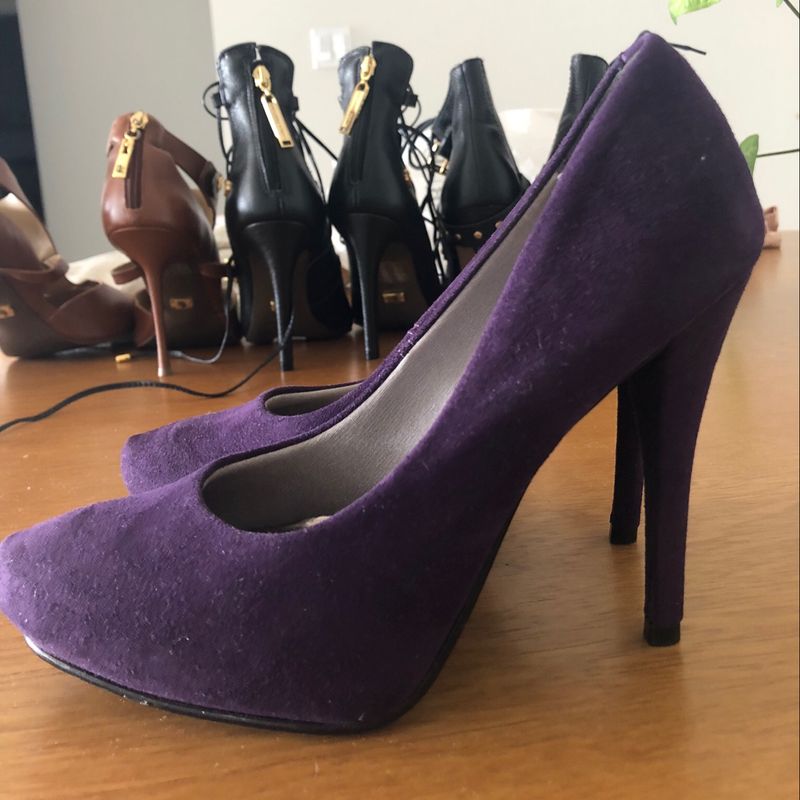 Sapato clearance roxo vizzano