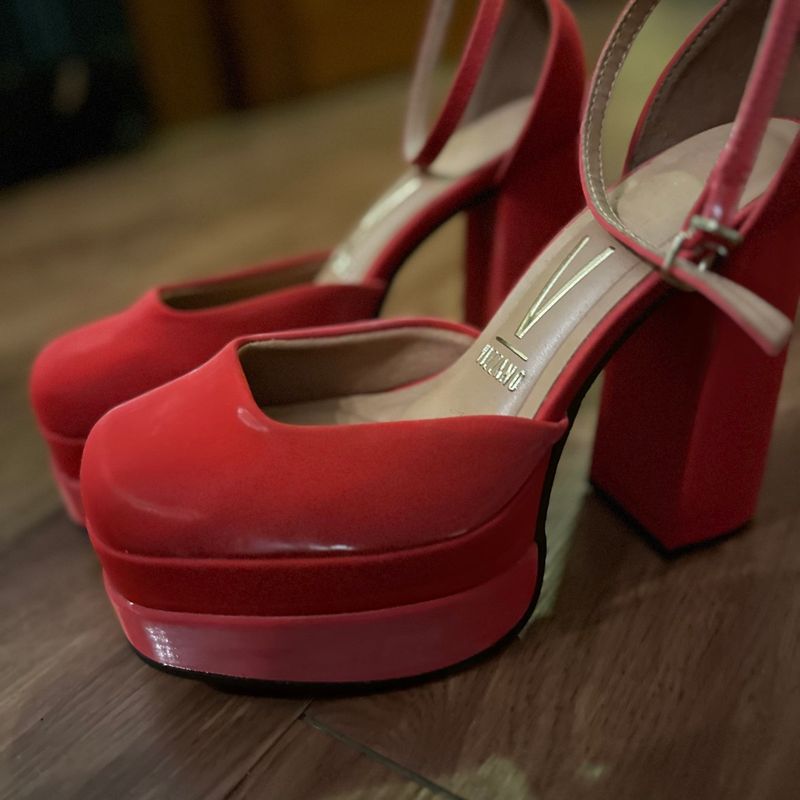 Sapato salto boneca sales vizzano