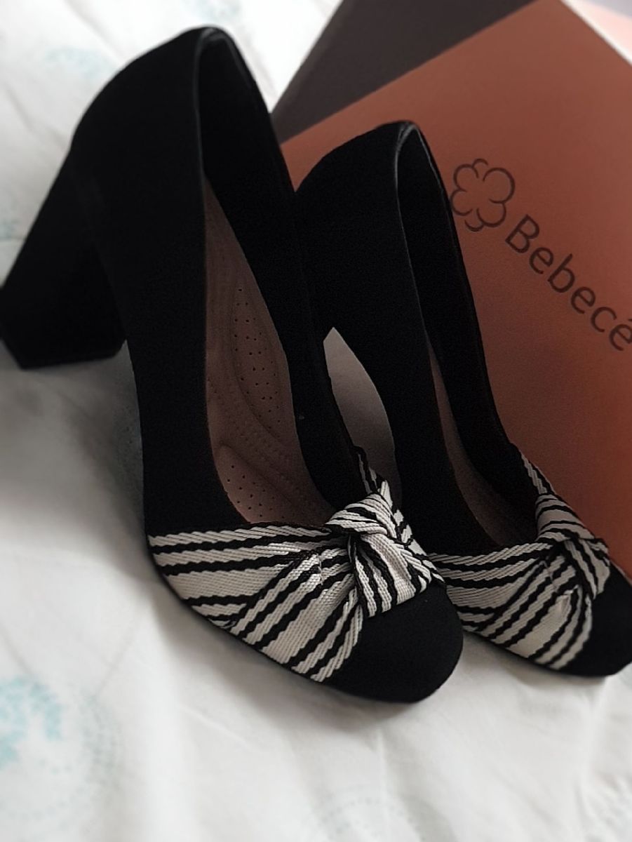 sapato com salto confortavel