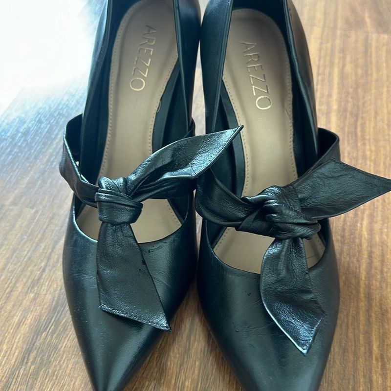 Sapato Scapin Preto Arezzo Sapato Feminino Arezzo Nunca Usado