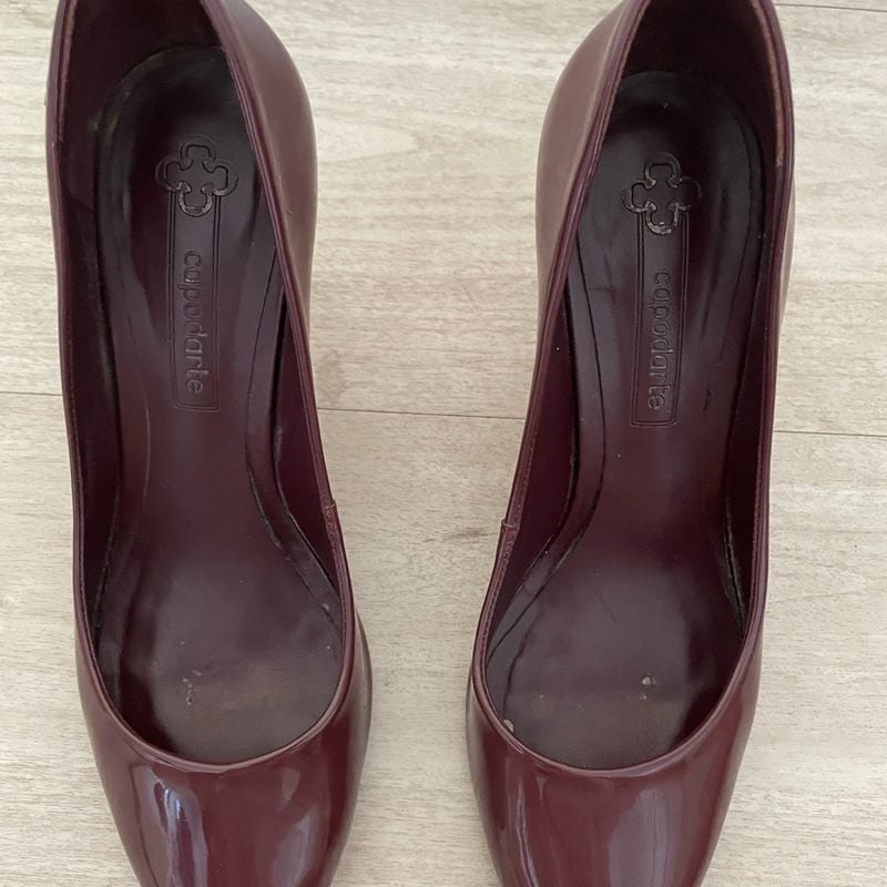 Scarpin capodarte fashion vinho