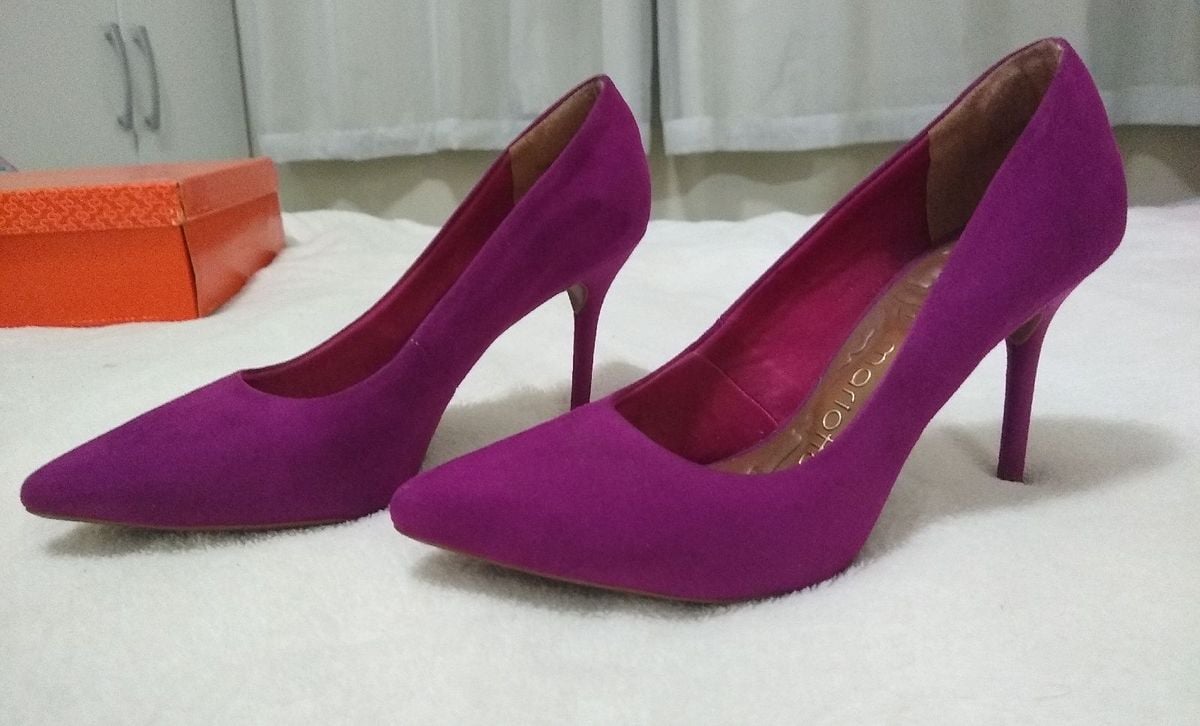 sapato scarpin colorido