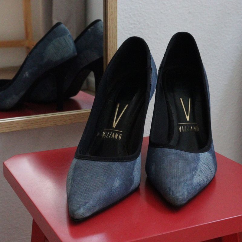 Sapato best sale scarpin jeans