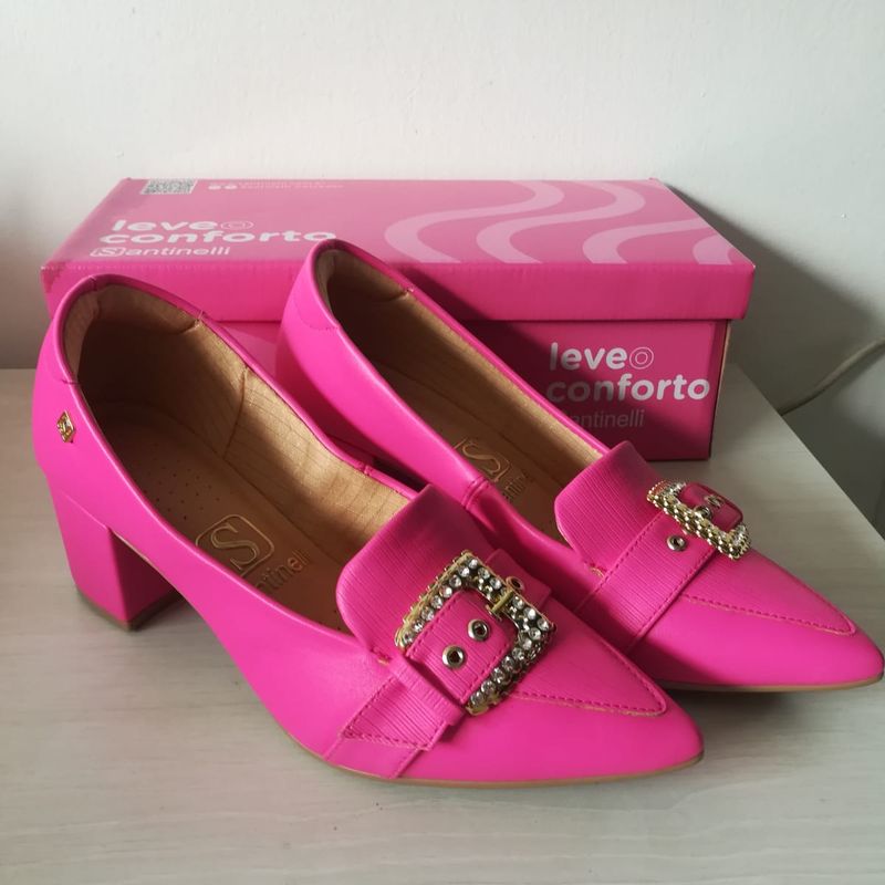 Sapato social hot sale feminino rosa