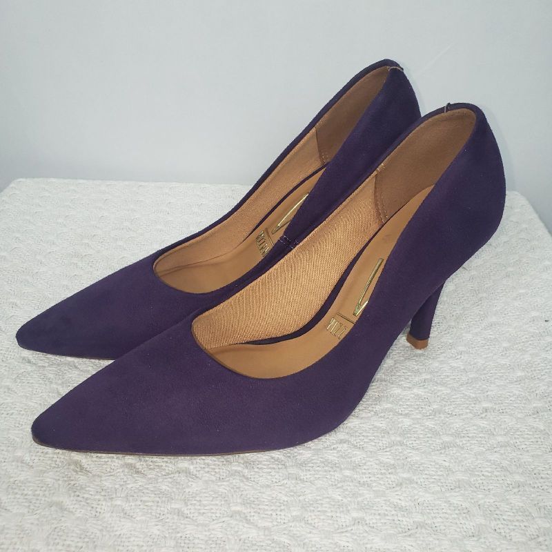 Scarpin best sale vizzano roxo