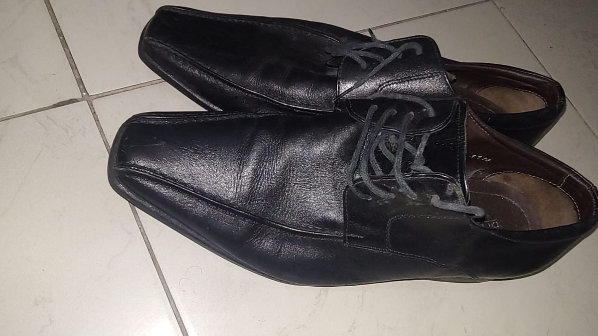 sapato social di pollini bico quadrado