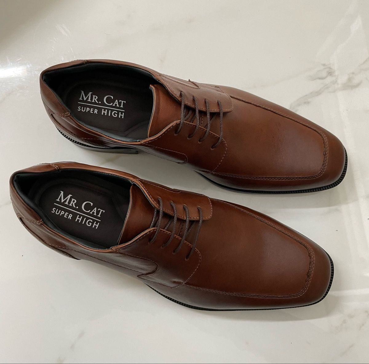 Sapato Social Masculino Couro Marrom Mr Cat 41 | Sapato Masculino Mr ...
