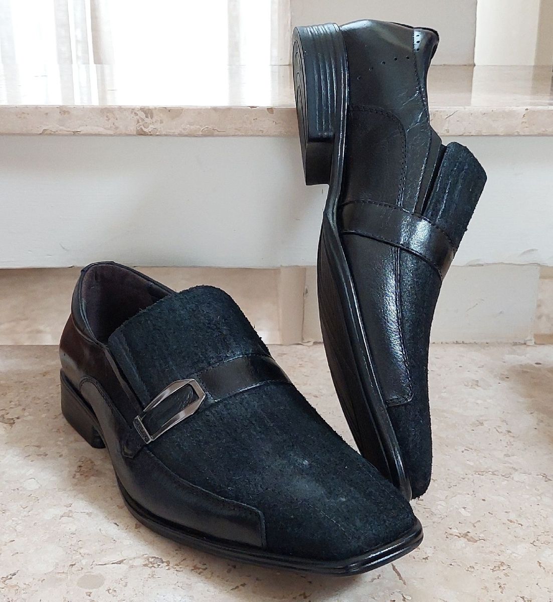 Sapato social hot sale sândalo preto