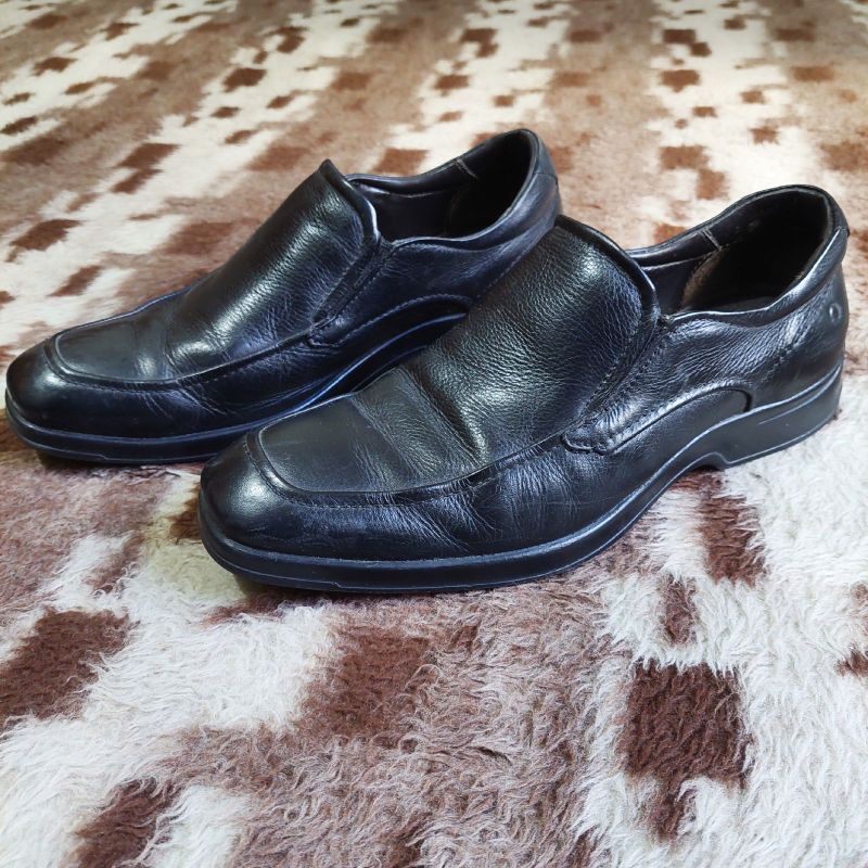 Sapato Social Masculino Democrata Couro Legítimo Preto Tamanho 38