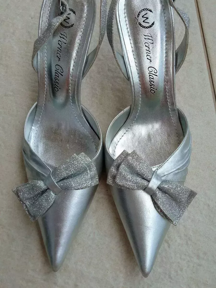 sapato social prata feminino