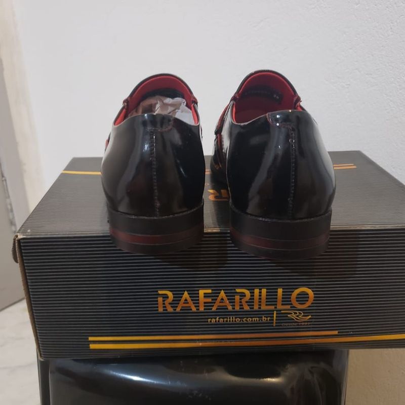 Sapato best sale rafarillo vermelho