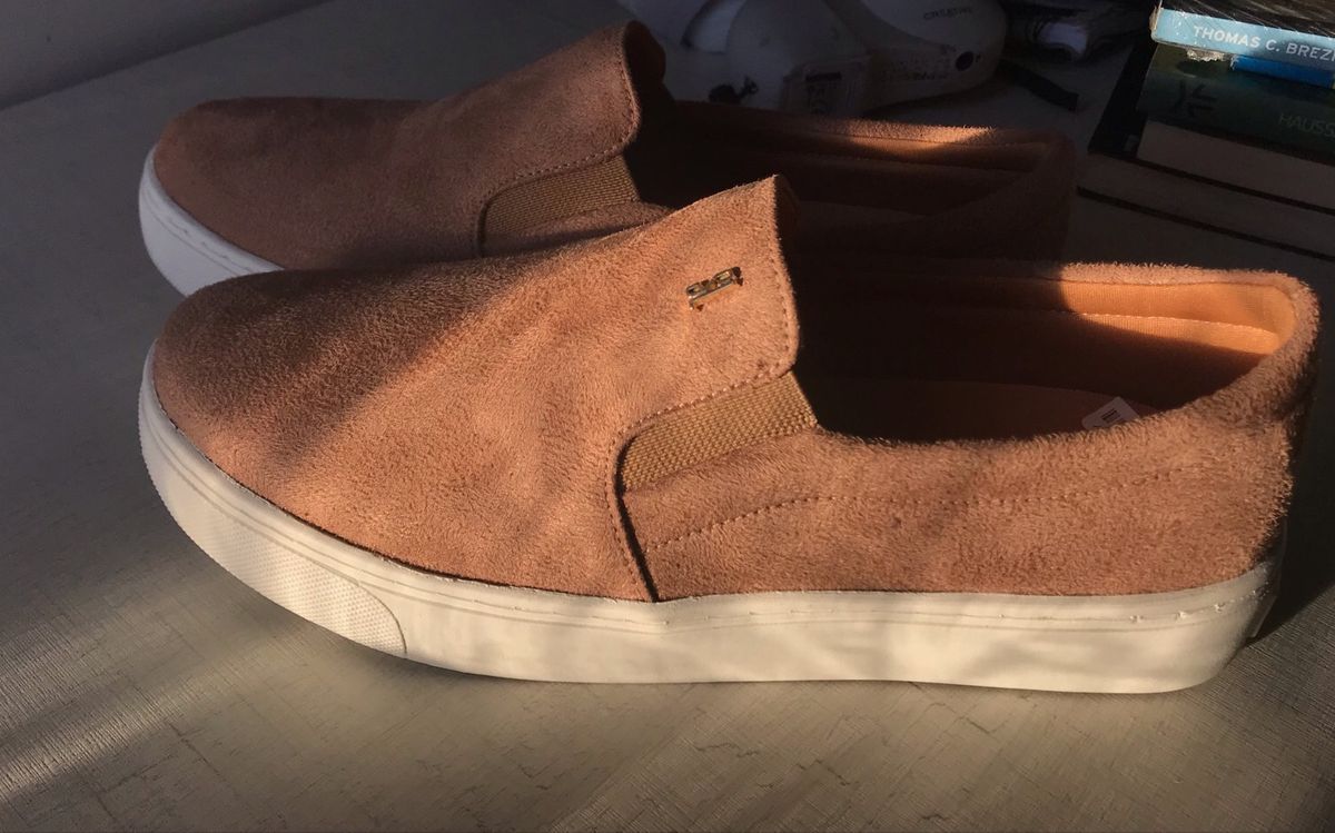 slip on santa lolla camurça