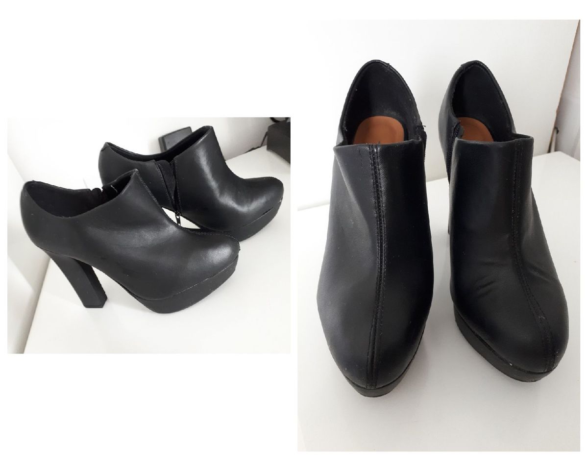 sapato tipo bota feminino