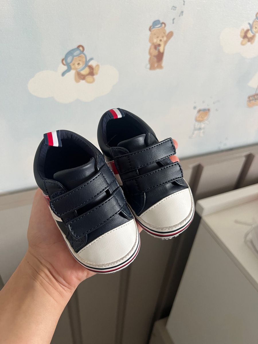 Sapato Tommy Hilfiger Original Cal ado Infantil para Beb Tommy