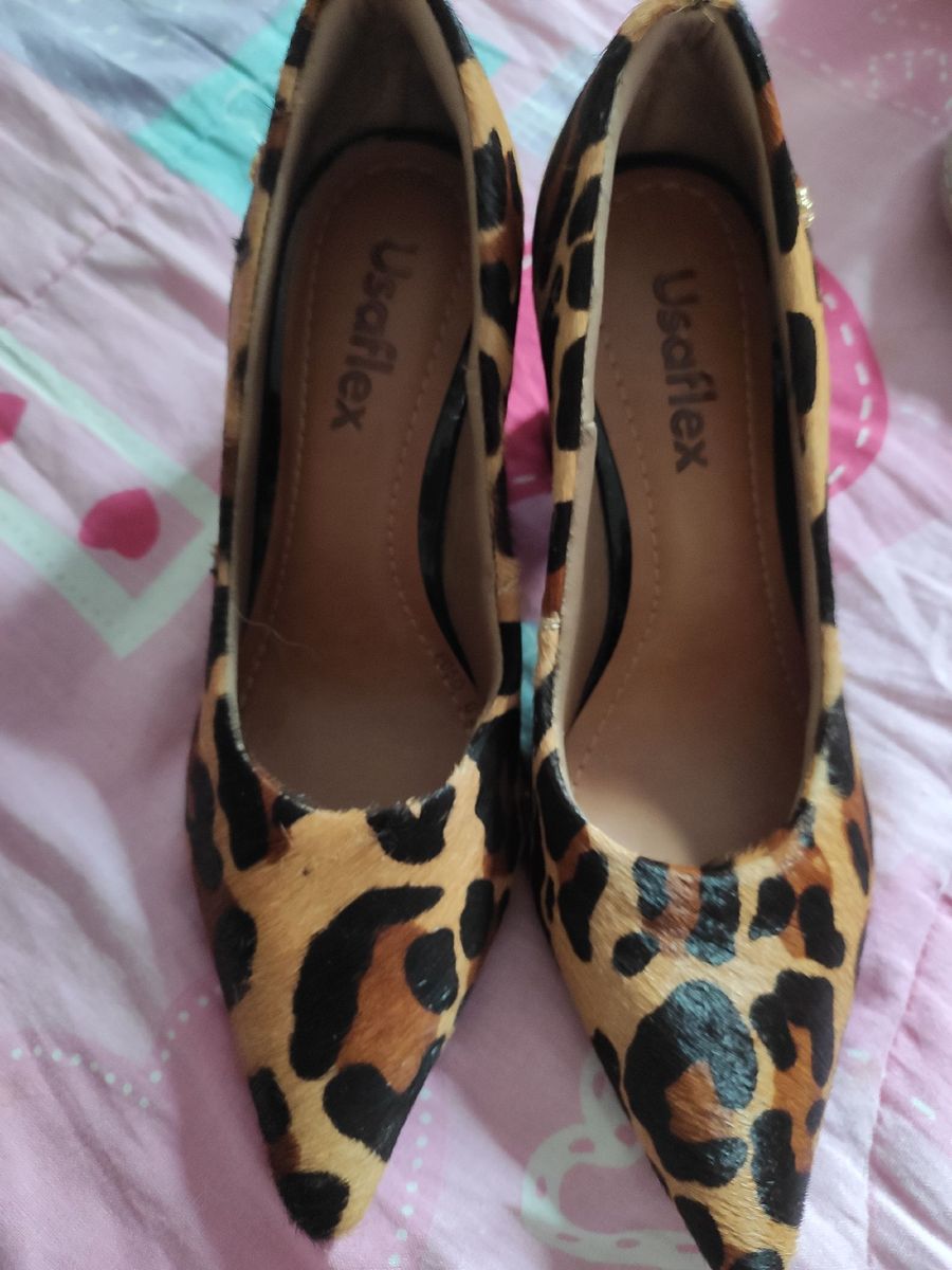 scarpin usaflex salto alto