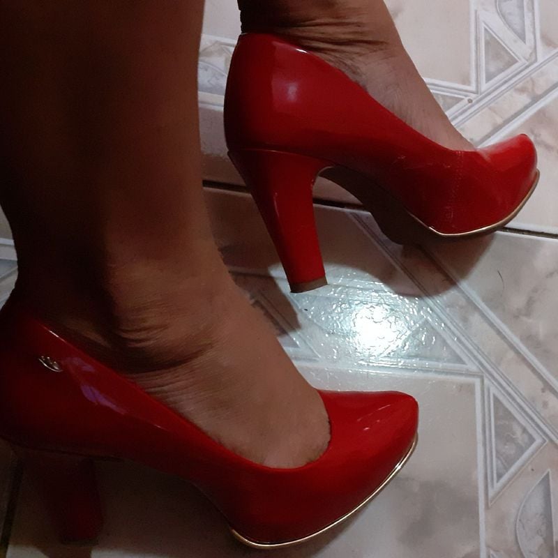 Sapato store vermelho dakota