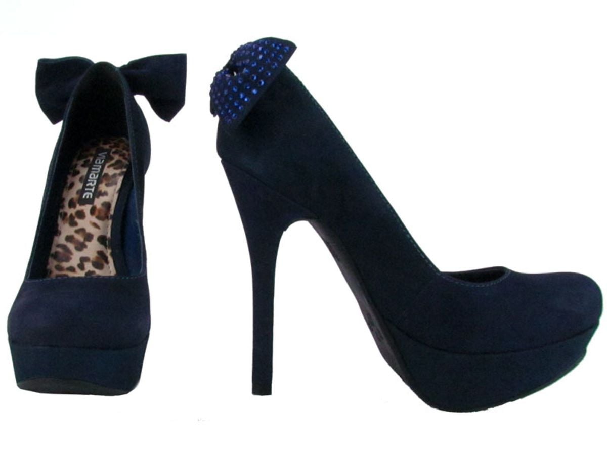 sapato azul marinho via marte