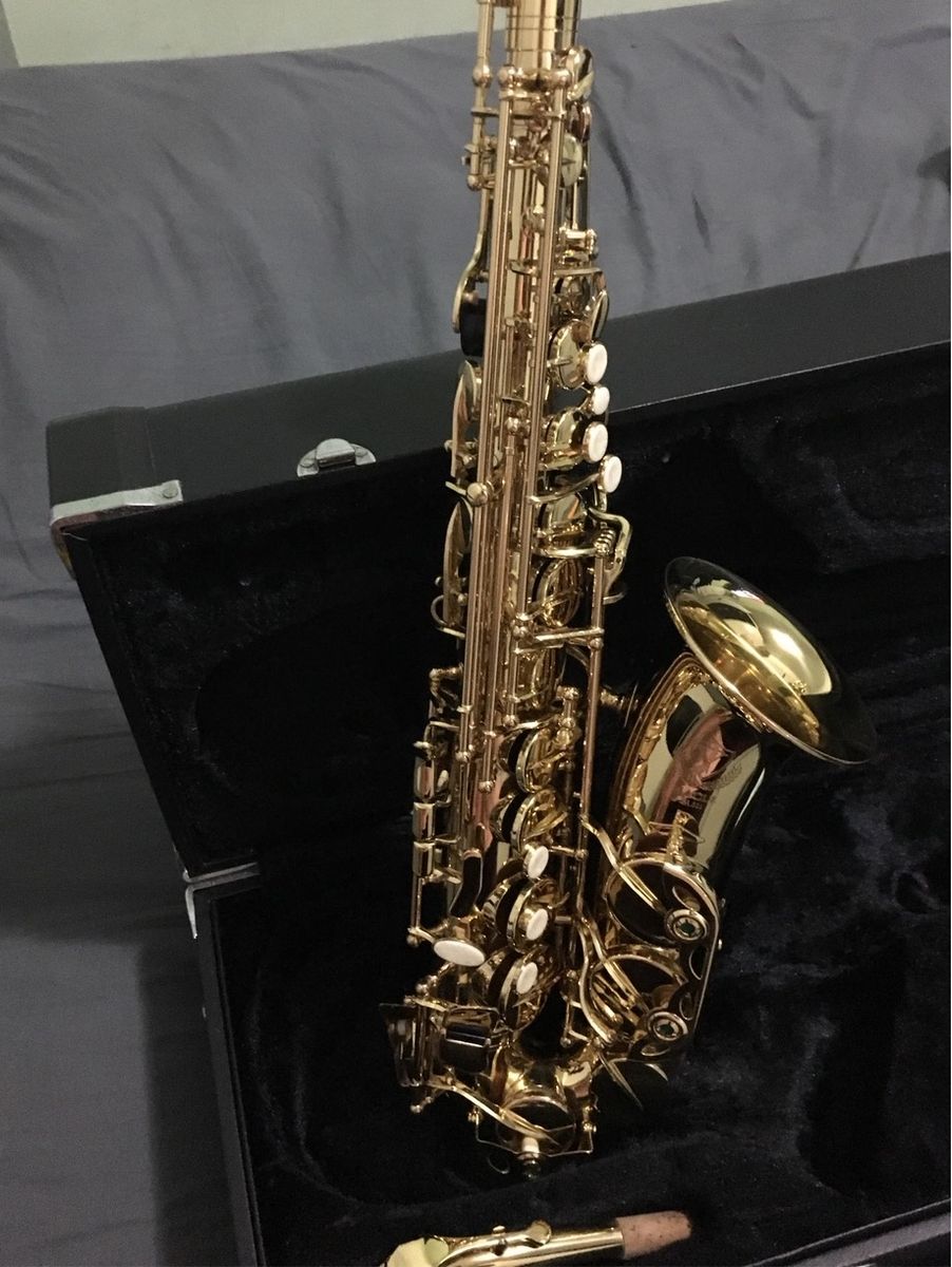 Sax Alto Eagle Sa 501 Dourado Item de Música Eagle Usado 78539018