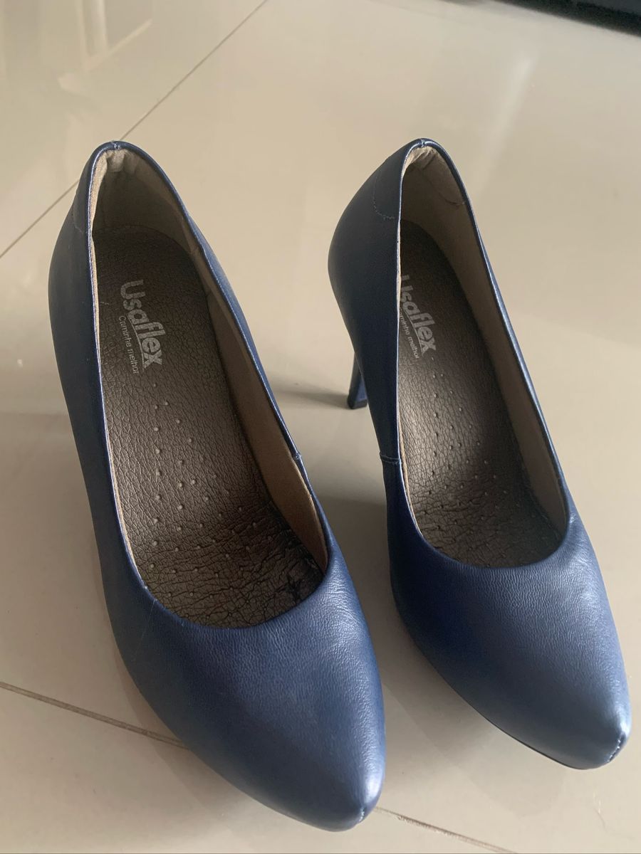 sapato usaflex azul