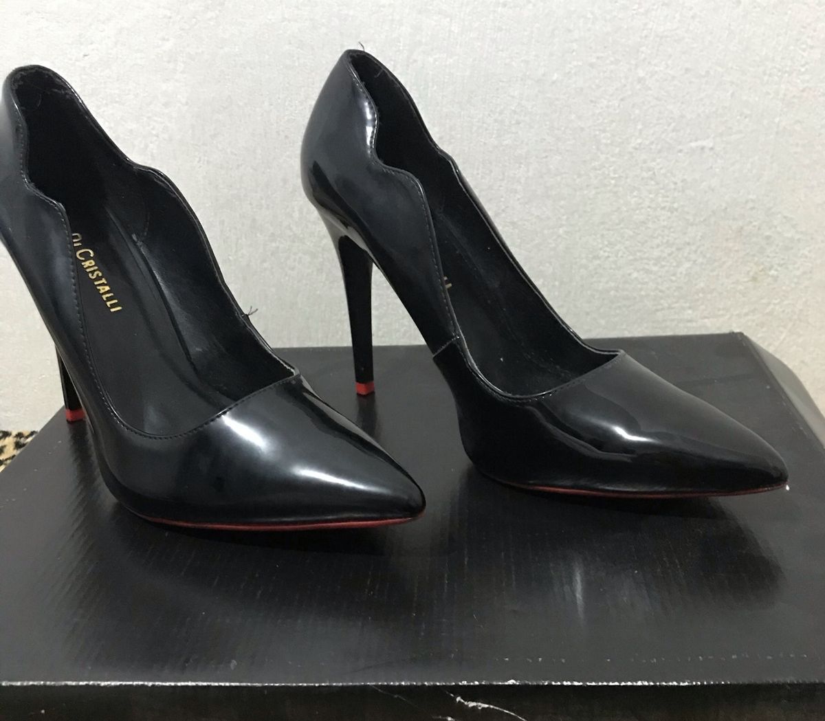 scarpin di cristalli