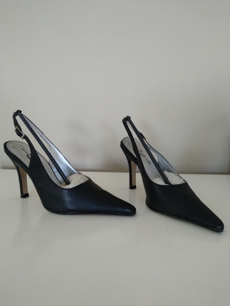 sapato scarpin aberto