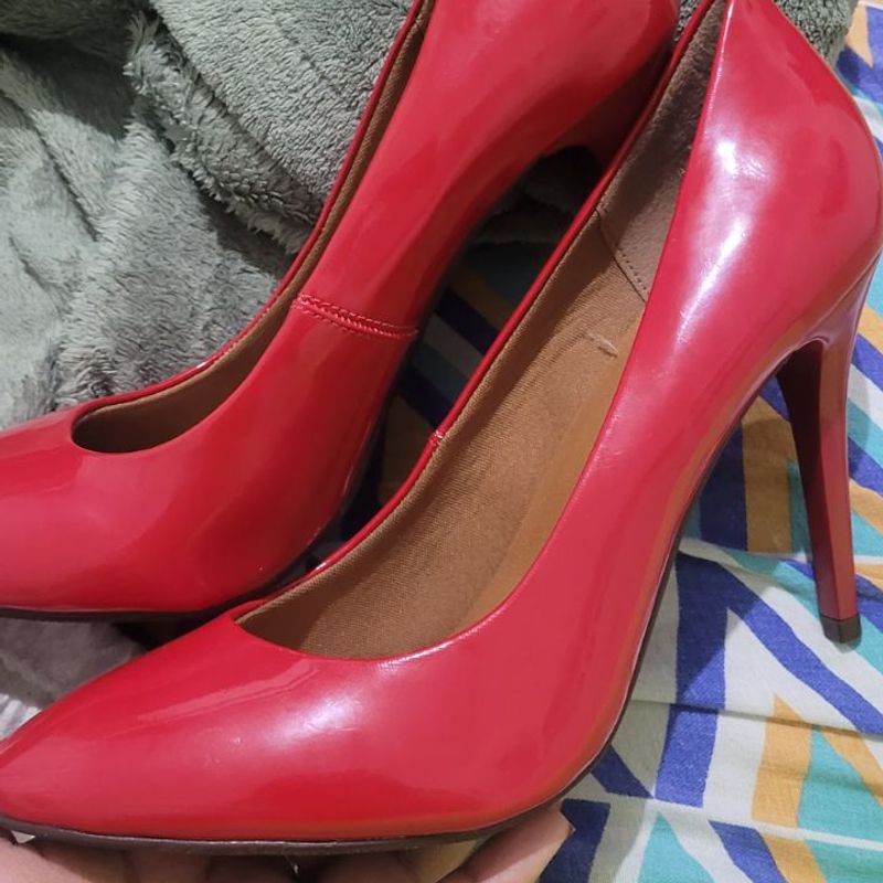 Scarpin ala salto hot sale alto bico redondo