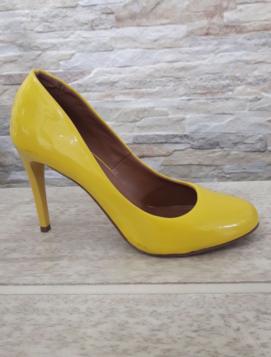 dafiti scarpin amarelo
