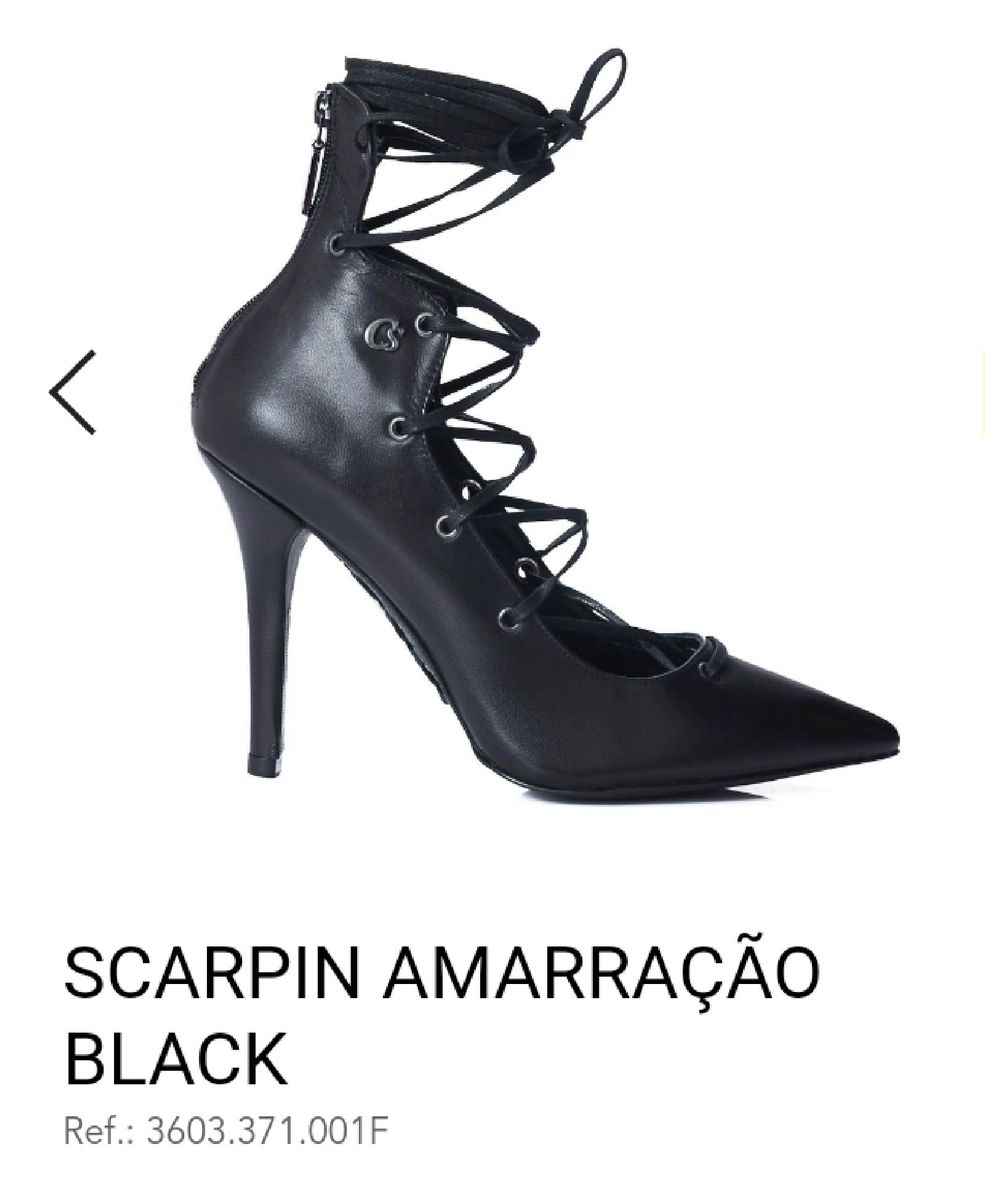 scarpin amarracao