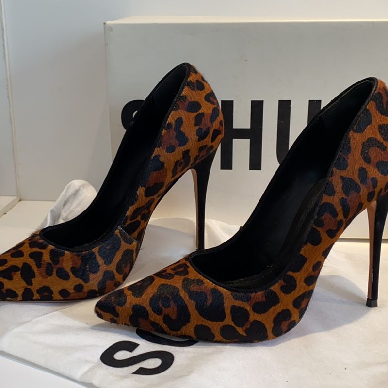 Scarpin schutz best sale animal print