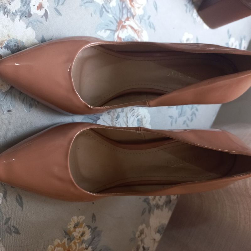 Scarpin Aquamar Bege Sapato Feminino Aquamar Usado 84274572 enjoei