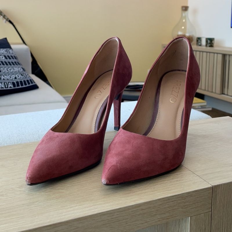 Scarpin marsala hot sale arezzo