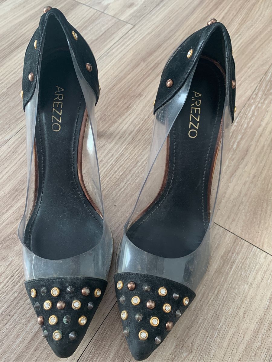 scarpin vinil arezzo