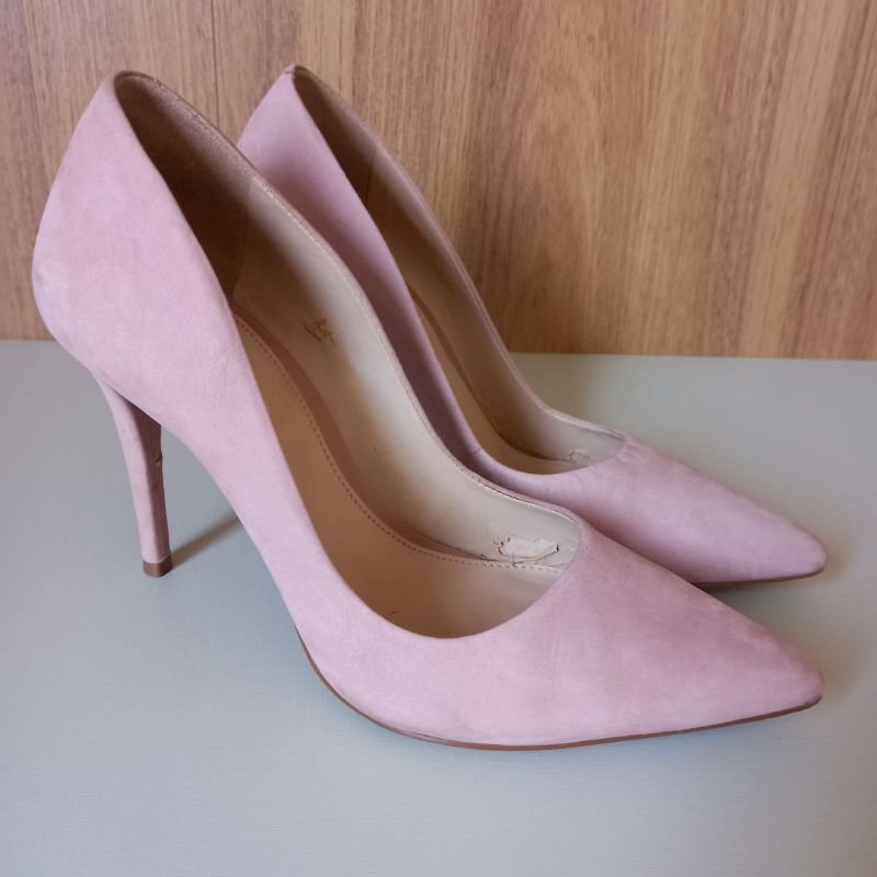 Scarpin Arezzo Rosa Claro Sapato Feminino Arezzo Usado 76160671