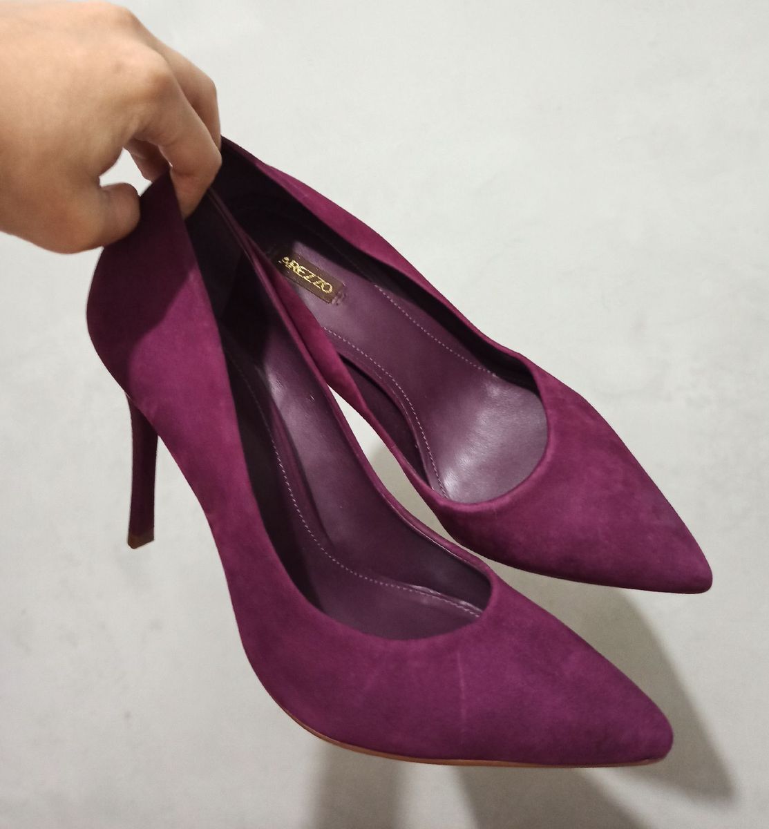 scarpin lilas arezzo